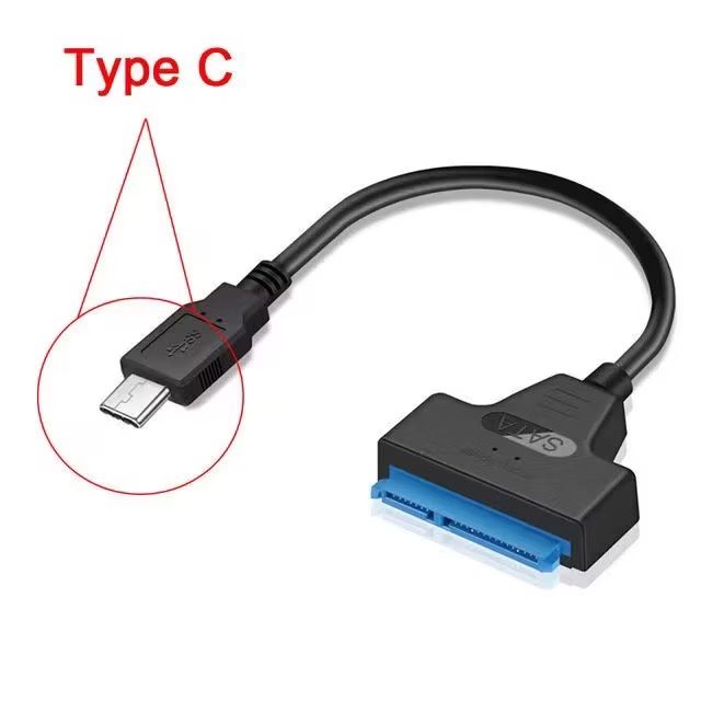 Кабель SATA - USB / USB - C 3.0 A 0.3 м и