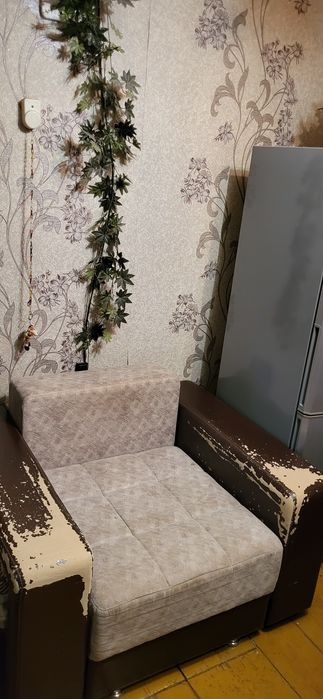 Кресло кровать + пуфик