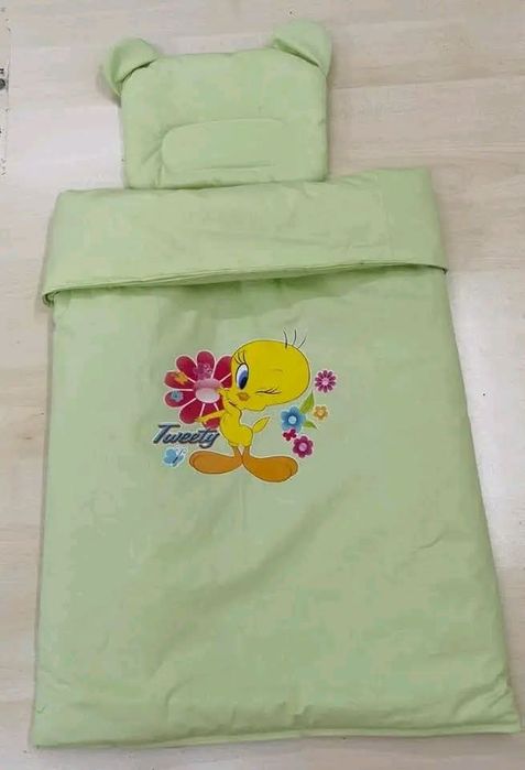 Комплект за количка 4 части летен с подложка непромокаема