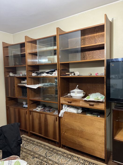 Mobila Veche Lemn Masiv Comunista 1970