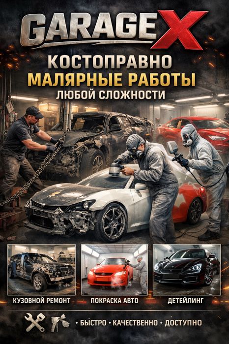 Костоправно малярные работы