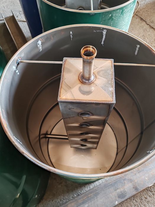 Cazan țuică Inox 170L volum, fund gros 2.5mm, complet(alambic,palincă