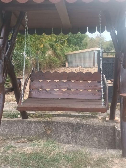 Vand leagăn balansuar din lemn ulm