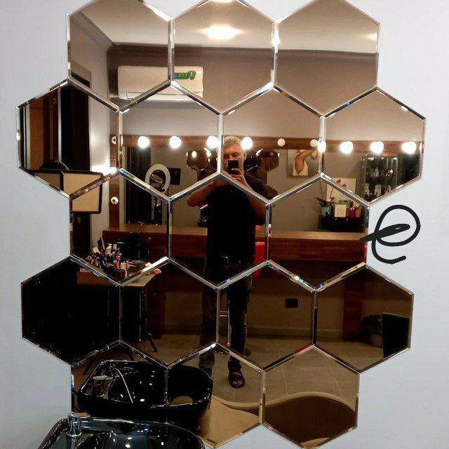 Зеркала на заказ!"Зеркало ромбики"и все виды стеклянных изделий.