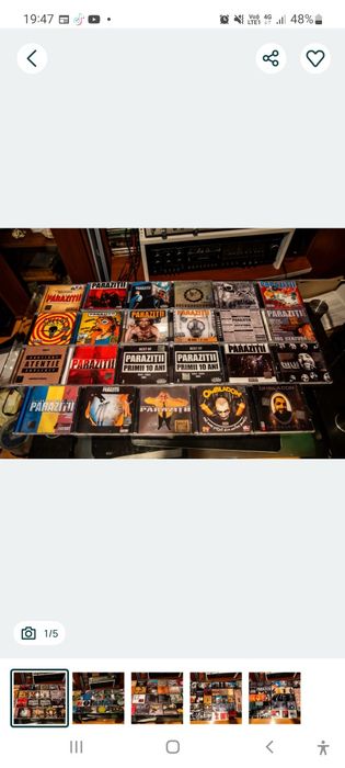 Paraziții hip hop românesc cd-uri audio