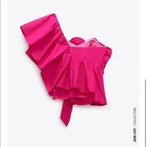 Дамски ефектен топ Zara