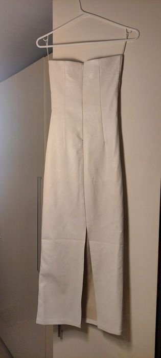 Stradivarius зимна жестока секси кожена рокля XS