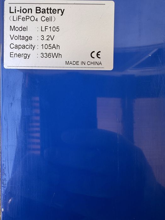 Celule  LifePO 4 3,2 v 105 Amp