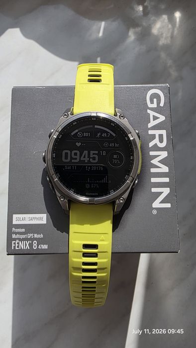 Vand ceas Garmin Fenix 8 solar