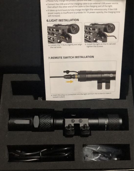 Фенерче CVLIFE 1900 лумена M-Lok монтаж