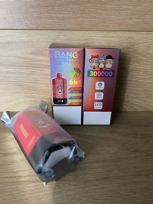 Vape 6 in 1 Sigilat | 300K, 300.000 Pufuri | Mai Multe Modele și Arome Disponibile | USB-C + LED