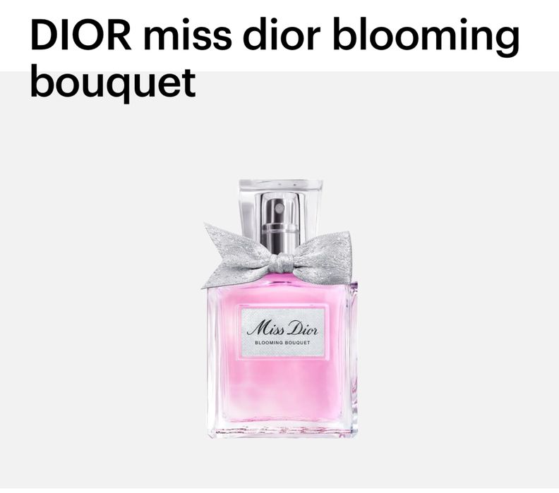 Продам miss dior blooming bouquet