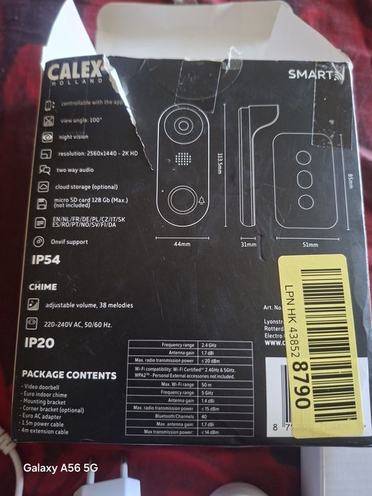 Vand sonerie inteligenta calex