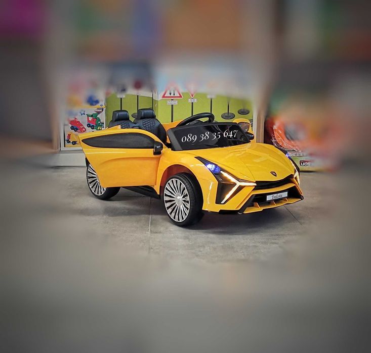 ТОП ЦЕНА!НОВО!Акумулаторна кола DAKOTA YELLOW с 12V батерия,Bluetooth