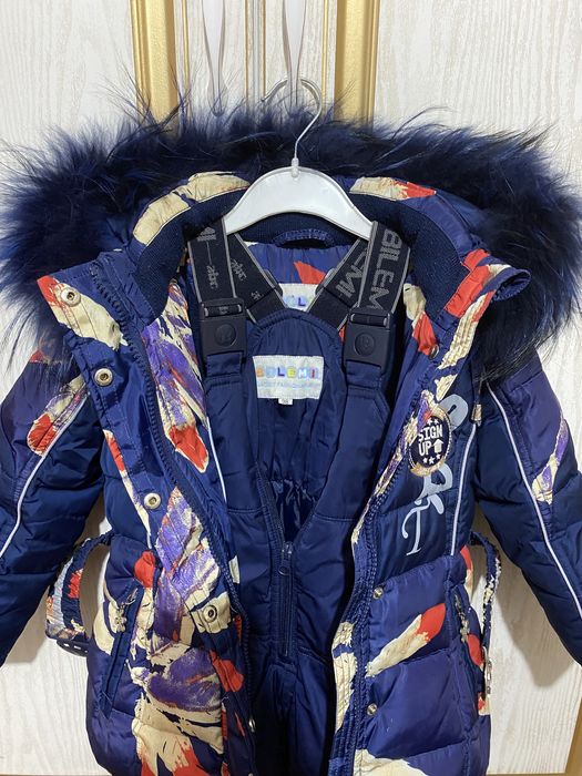 Зимний комбинезон на девочку 98