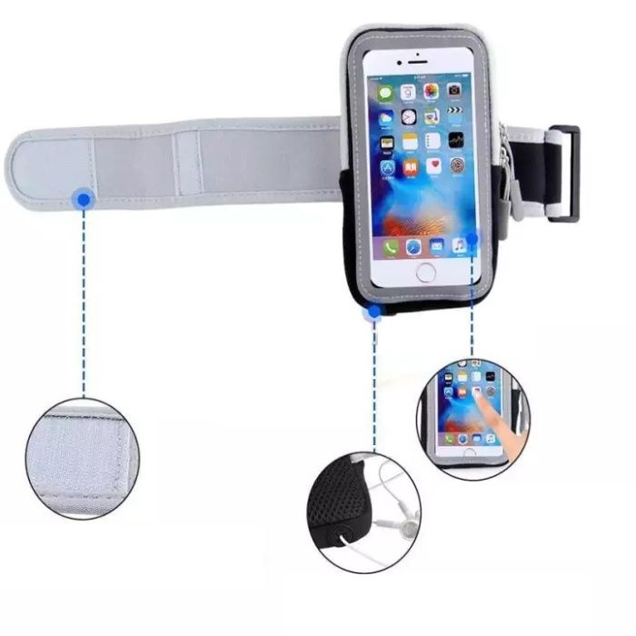 Спортен тъч калъф за тичане и трениране с телефон