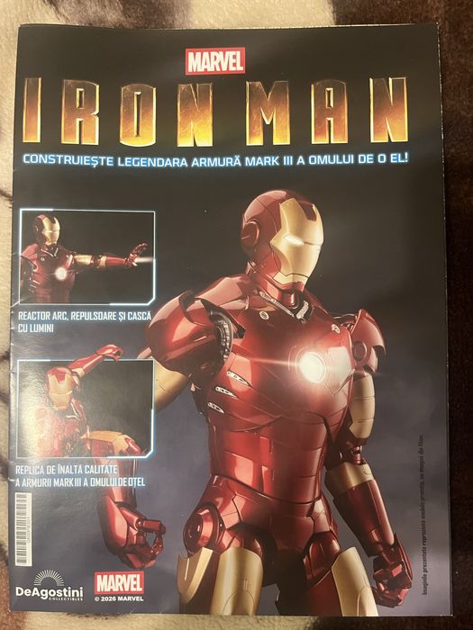 Iron Man DeAgostini Vol. 1-9 COMPLETE, piese sigilate, colecție Marvel / Preț Negociabil