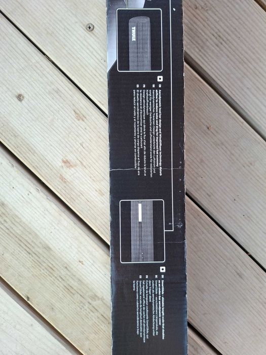 Bare Transversale THULE WingBar Evo BLACK 2 pack 711320 127cm * Pentru prinderi pe barele longitudinale *