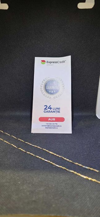 Lant aur 14k 2.45 Grame Certificat Garantie b33082 (ag15)