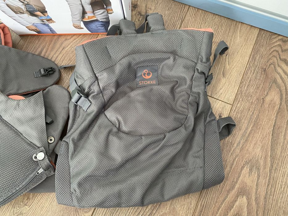 Stokke MyCarrier 3 в 1 ергономична раница - дишаща, цвят корал