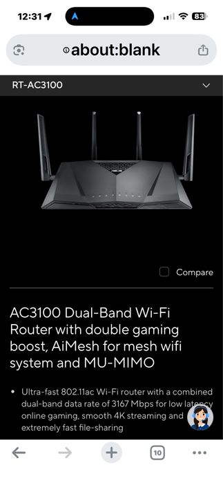 Router Asus RT-AC88U+ AC2900