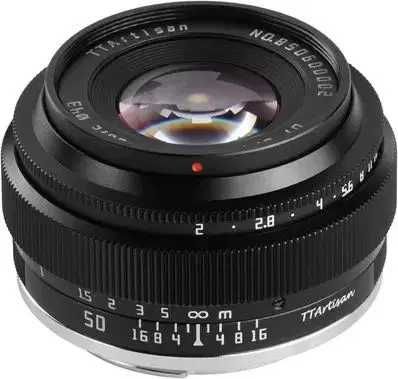 Obiectiv TTArtisan 50mm f/2 pentru FUJIFILM X (negru),sigilat