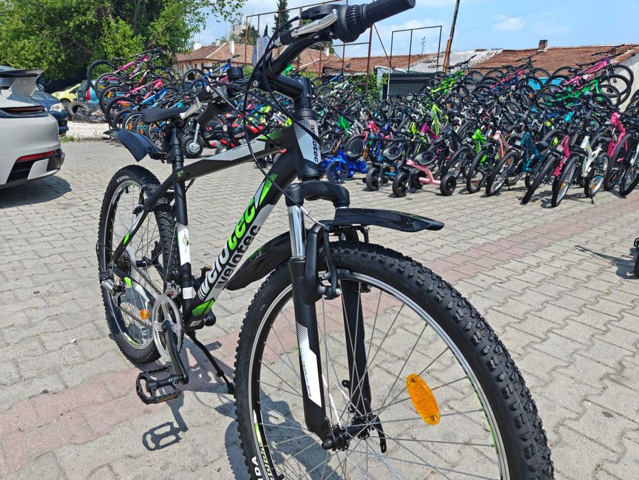 PA Алуминиев велосипед 27.5" PRO зелен