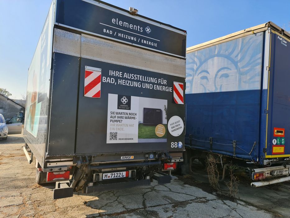 Lift palfinger și cub izoterm