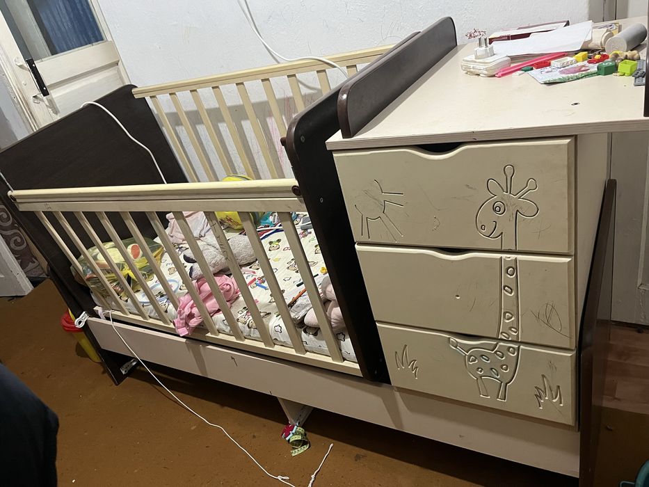 Кровать детский с шкафом