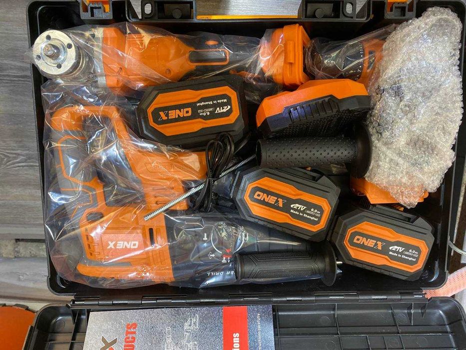 Аккумуляторный набор инструментов 3 в 1 instrumentlar to‘plami 3x 1 da