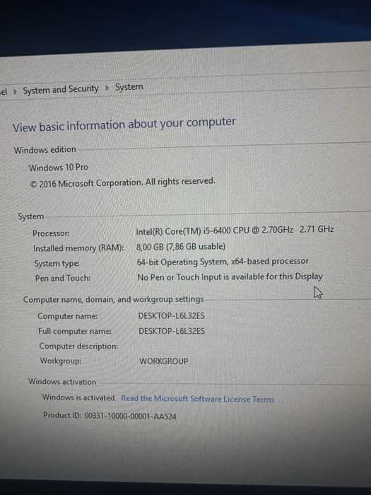 Fujitsu Esprimo D556