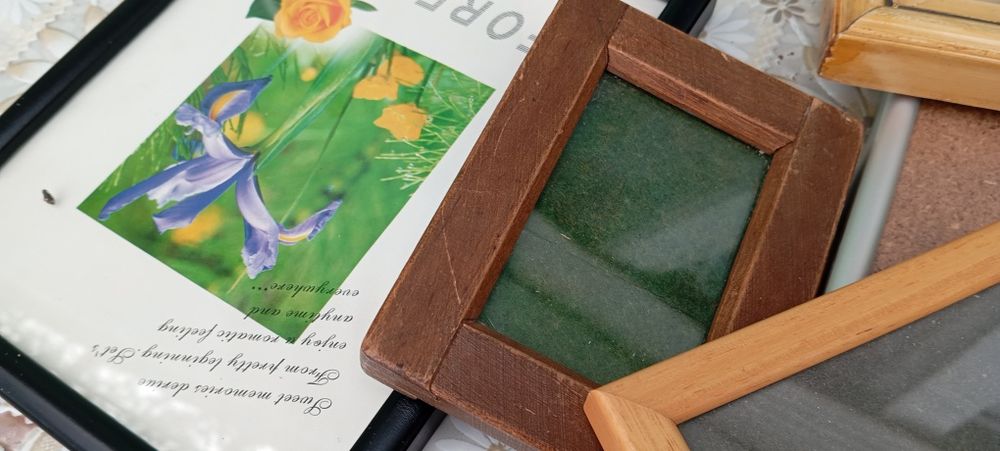 Lot rame foto cu sticla