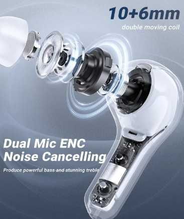 Безжични слушалки ACEFAST T8 Bluetooth 5.3, LED дисплей