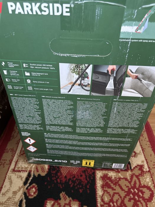 Aspirator parkside injectie-extractie