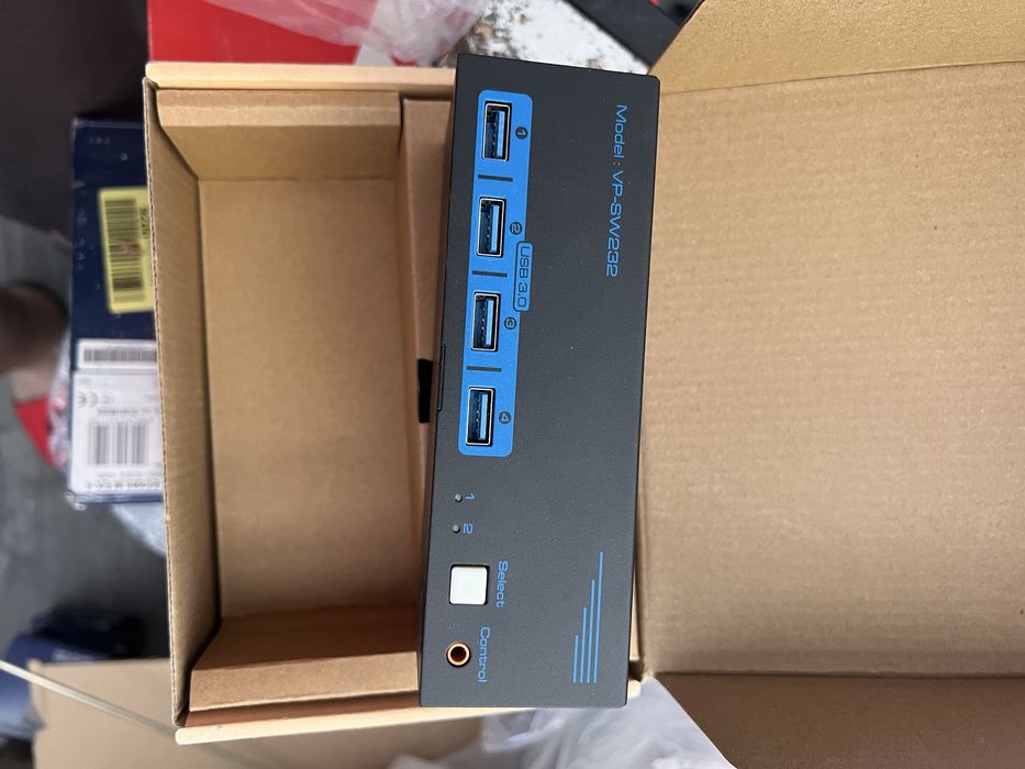 Професионален 4K HDMI KVM суич VPFET VP-SW232/ 2PC към 2 монитора