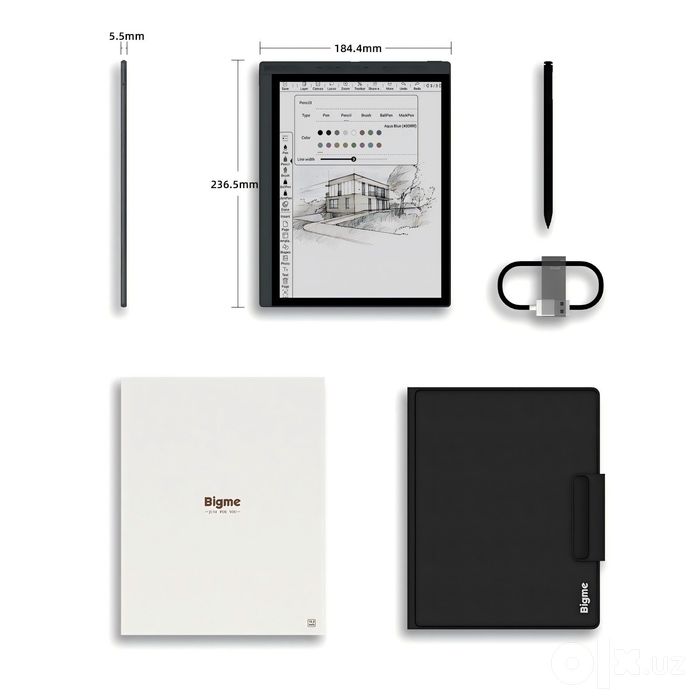 Электронная книга + блокнот Bigme B1051C Lite Color 10.3" inch 4/64 Г