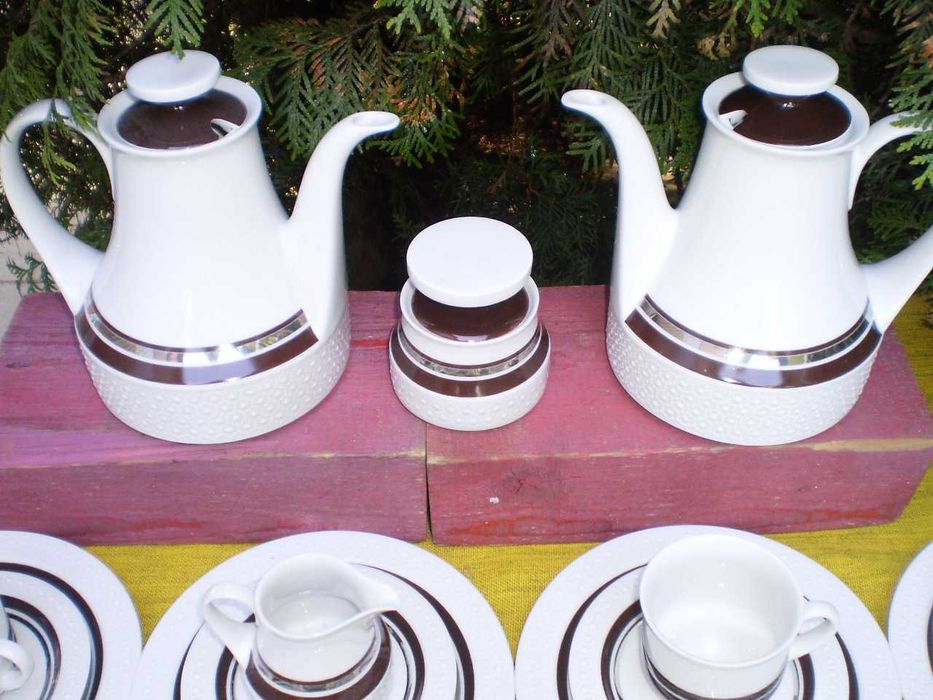 Ceainic cu set  mic dejun portelan de calitate Bavaria