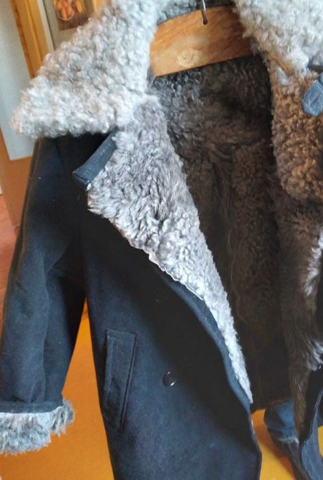 Полушубок мужской  из овчины.Размер 54,рост 2.Для рыболовов,дачников,ф