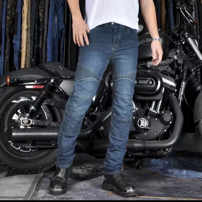 Blugi moto cu protectii