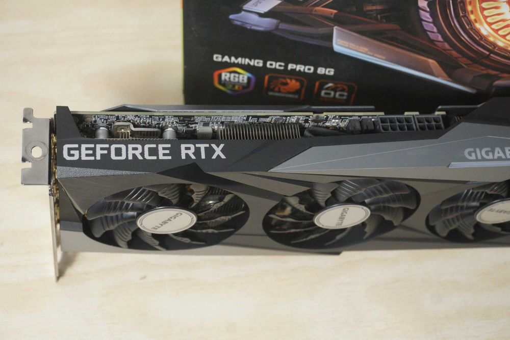 GPU RTX 3060 Ti 8GB Gigabyte Gaming OC Nvidia GeForce Видеокарта / Вкл.ДДС