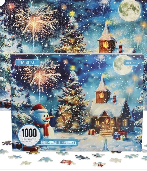 Коледен пъзел 1000 части