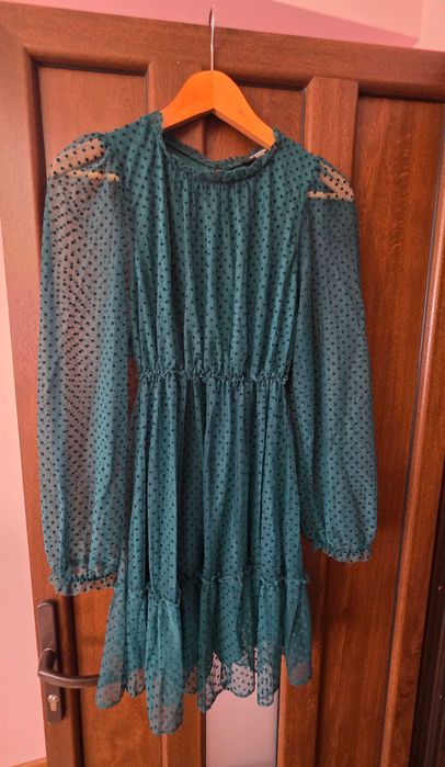 Rochie verde eleganta