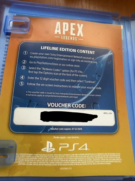 Apex Legends Lifeline Edition PS4 – cod nefolosit
