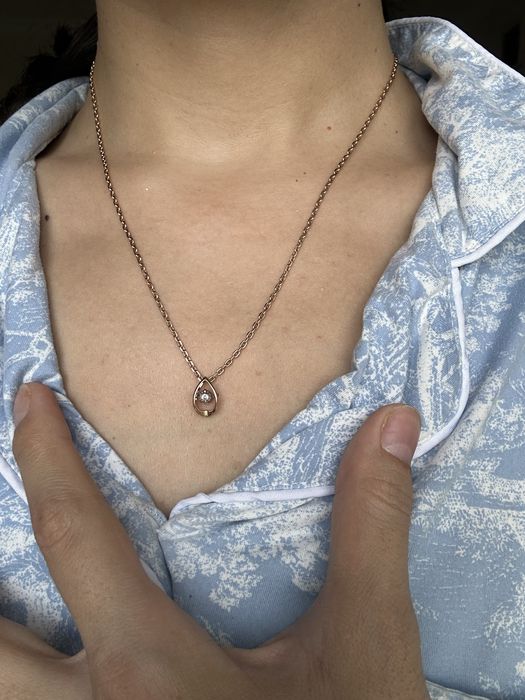 Цепочка+кулон с камнем Соколов