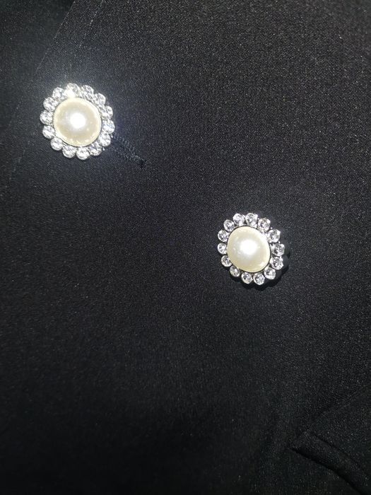 Costum negru Foggi cu curea!