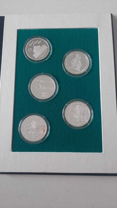 Monede din argint Eclipsa Totala de Soare anul 1999 originale