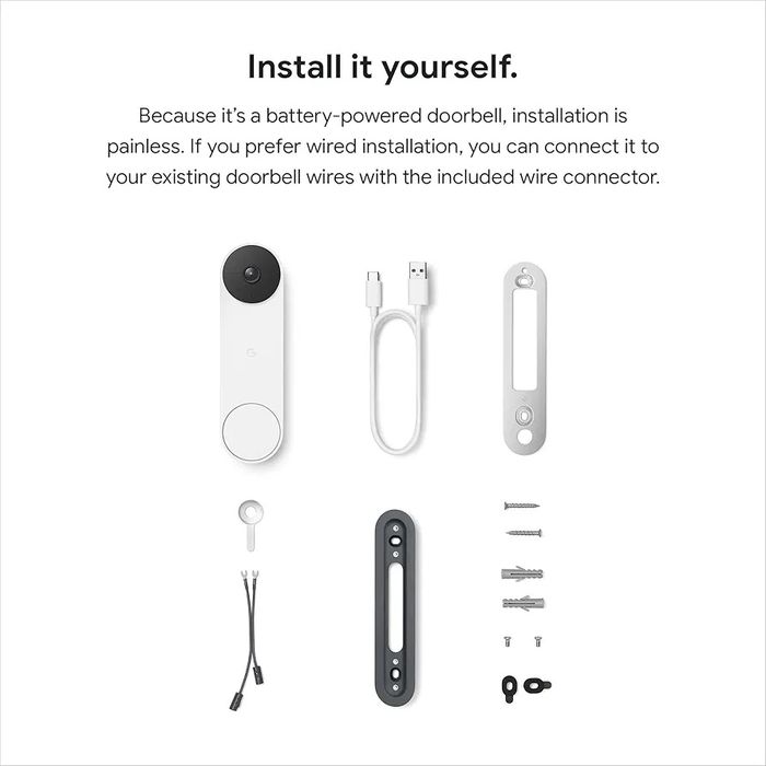 Google Nest Doorbell (baterie) GWX3T