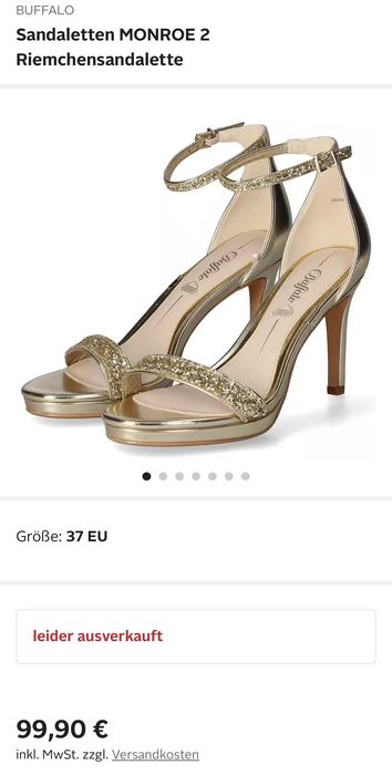 Дамски сандали на ток Buffalo