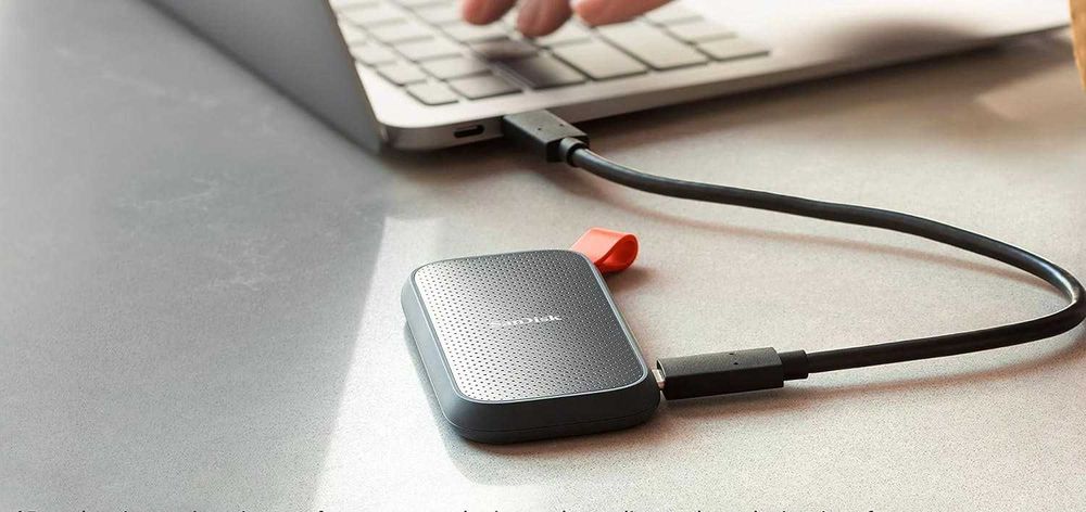 SSD extern portabil SANDISK, capacitate 2 TB, USB 3.2, 800 MB/s