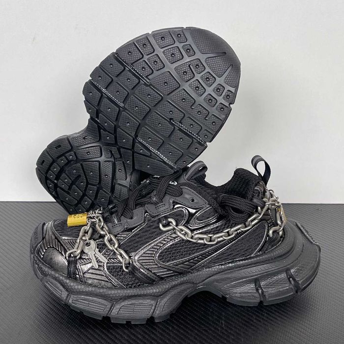 Balenciaga 3XL Sneaker With Chains And Charms Black